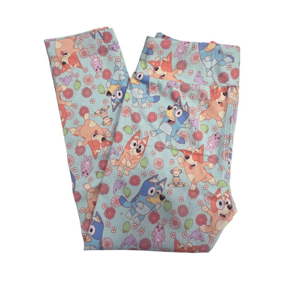 NEW CHARLIES PROJECT kids' playtime pups leggings in multi-color